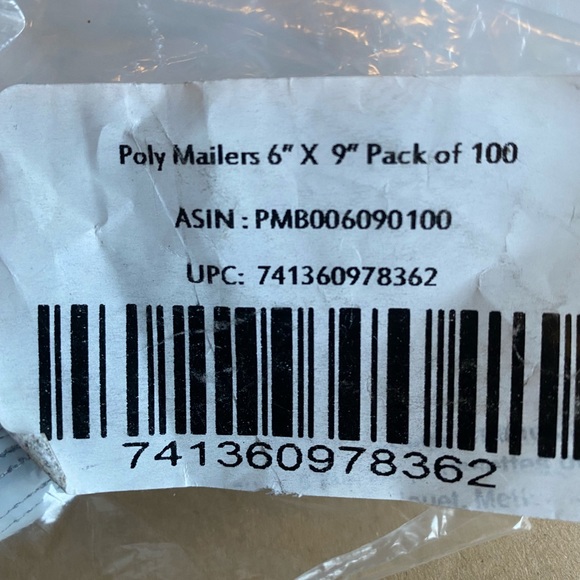 100 6X9 White Poly Mailer Self Sealing Shipping Envelopes Bags 6”X9” - Picture 3 of 3